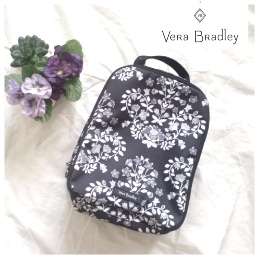 Black and White Floral Vera Bradley Lunch Box NWOT